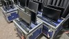 Lot (12) Dell U2410 WFP 24" Display w/Speakers, Mounts,Cables,PSUs in Cases - 2