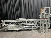 Applied Electronics GS Hand Winch Tower w/ (2) 10-Foot Truss Sections, Sleeve Block, and Outriggers