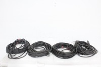 Lot (4) Motor Cables 7 Pin (Unknown Gage)