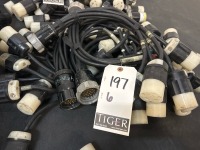 3' SOCA19M > L6-20F X6 B/O Cables (Even)