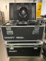 Clay Paky Sharpy Wash Moving Lights w/ Cases