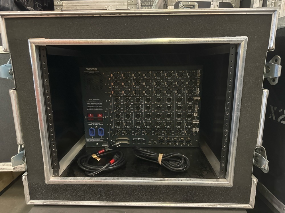 Midas DL351 Audio System I/O Modular Stage Box w/ Rack Mount Case