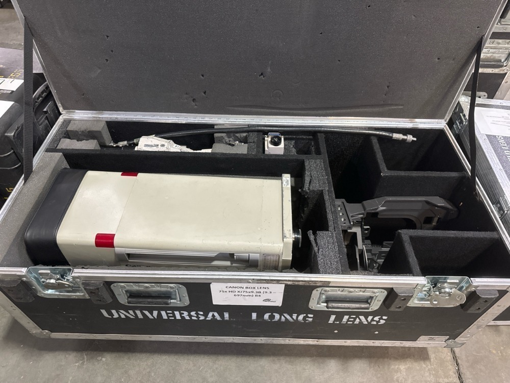 Canon XJ75X9.3B HD Standard Field Lens w/ Case & Accessories