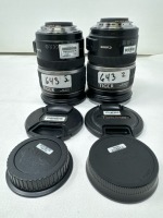 Lot (2) Canon 17-55mm F/2.8 IS USM Lens