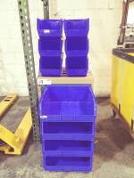 Uline Plastic Stackable Bins