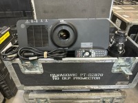 Panasonic PT-DZ870U HD DLP Projectors w/ Lenses & Cases