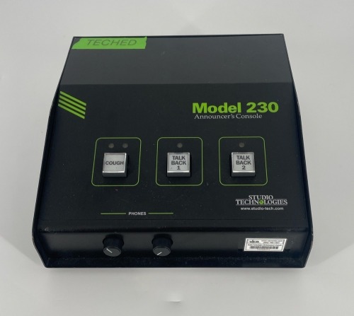 Studio Tech Announcer Console 230
