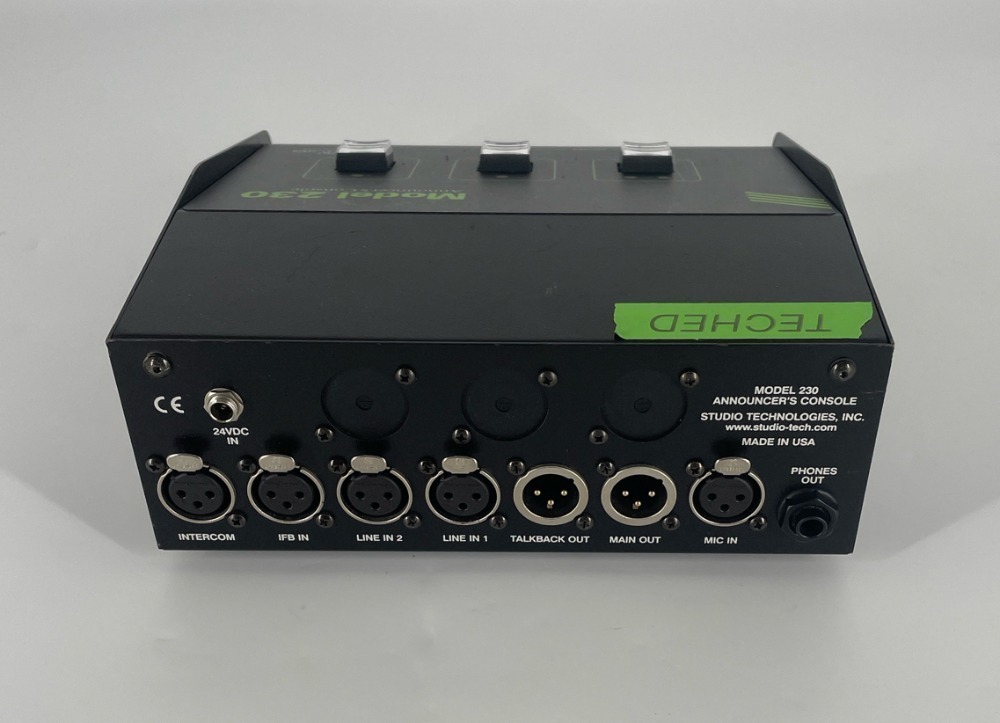 Studio Tech Operating Console Studio Tech Announcer Console 230