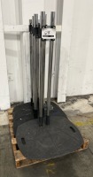 Premier PSD-TS Monitor Stand w/ 60" Chrome Poles