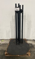 Premier PSD-TS Monitor Stand w/ 72" Black Poles