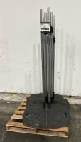 Premier PSD-TS Monitor Stand w/ 72" Chrome Poles