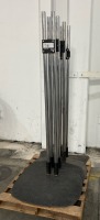 Premier PSD-TS Monitor Stand w/ 84" Chrome Poles