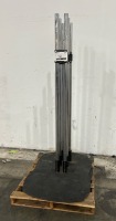 Premier PSD-TS Monitor Stand w/ 84" Chrome Poles