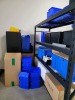 Lot Shelving w/ Uline Bins & Electronic Parts - 5