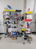 Lot Rolling Racks w/ Contents