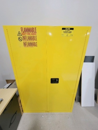 Uline Flamable Liquid Cabinet