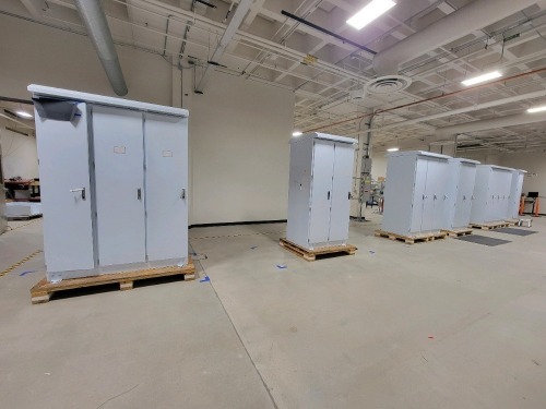 Lot Custom Built Cabinets