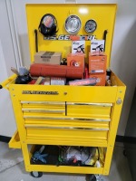 Lot US General Tool Cart w/ Contents