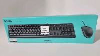 Logitech MK120 Wired Keyboard Mouse USB Combo