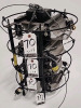Tungsten Spacelights w/White Diffusion Silk Skirts - 6