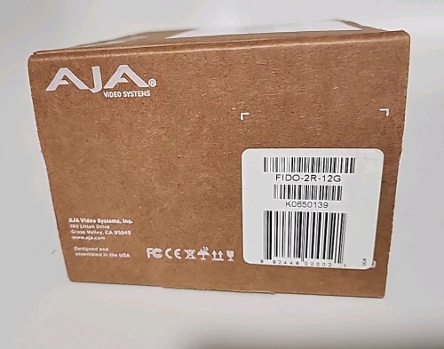 AJA FiDO-2R-12G Optical Fiber Mini Converter