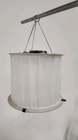 Tungsten Spacelights w/White Diffusion Silk Skirts