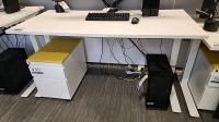 Knoll Adjustable Standing Desk & Mobile Boxfile Pedestal