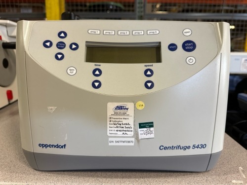 Eppendorf 5430 Centrifuge