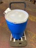 Lot Poly Drum w/ Rolling Cart
