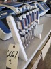 (7) Assorted Rainin Pipettes w/ Stand