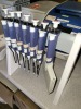 (7) Assorted Rainin Pipettes w/ Stand - 3
