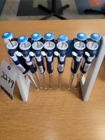 (7) Rainin Pipet Lite-XLS Pipettes w/ Stand