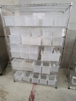 6-Shelf NSF Racks w/ Compartment Bins
