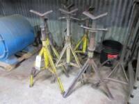 Lot (6) Heavy Duty Shop High Jacks