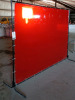 Red Welding Curtain - 2