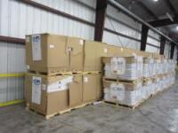 Pallets Of Printed PVFC Product Paper Bags