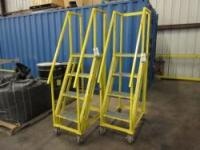 Heavy Duty 4-Step Rolling Ladders