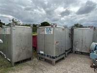 550 Gal. Stainless Steel Liquid Storage Totes