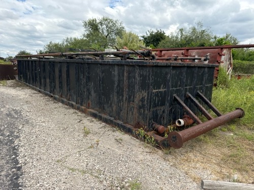 Skid Mounted 36ft Water Tank w/ Agitator