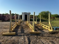 (6) Heavy Duty Steel Pipe Racks