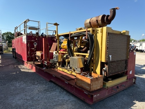 2006 Trailer Mounted Mud System w/ Caterpillar C-13, National-Oilwell Pump