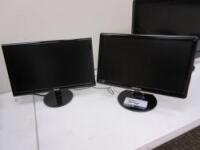 Lot (2) Computer Display Monitors