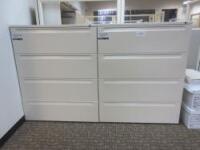 Horizontal 4-Drawer Filing Cabinets