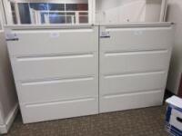 Horizontal 4-Drawer Filing Cabinets