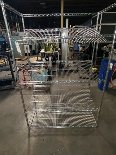 Uline Metro Rack w/ Slanted Shelving
