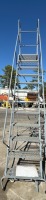 Uline 12-Step Rolling Platform Ladder