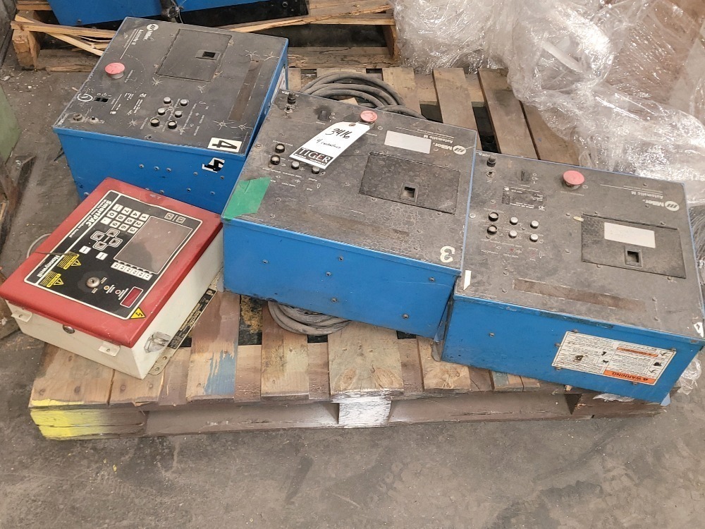(3) Miller Microprocessor Weld Controls & Honeywell Smartpac Weld Control