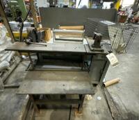 Heavy Duty Material Stand w/ Rolling Utility Storage Cabinet