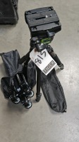 Neewer Heavy Duty Tripod Fluid Drag Pan Head w/Neewer 2-in-1 Aluminum Alloy Camera Tripod Monopod
