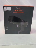 New Logitech Blue Sona Dynamic Broadcasting Microphone w/ Clear Amp-Graphite